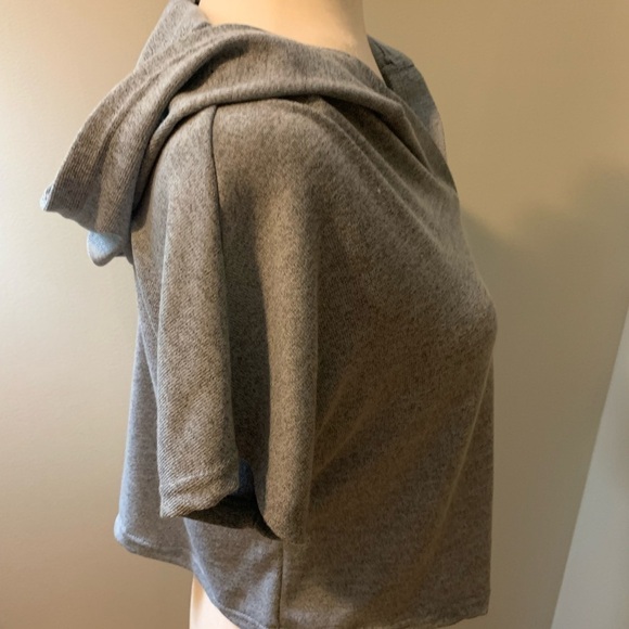 Hyfve hyfve hyfve jersey crop top w/hoodie, S - Picture 5 of 6